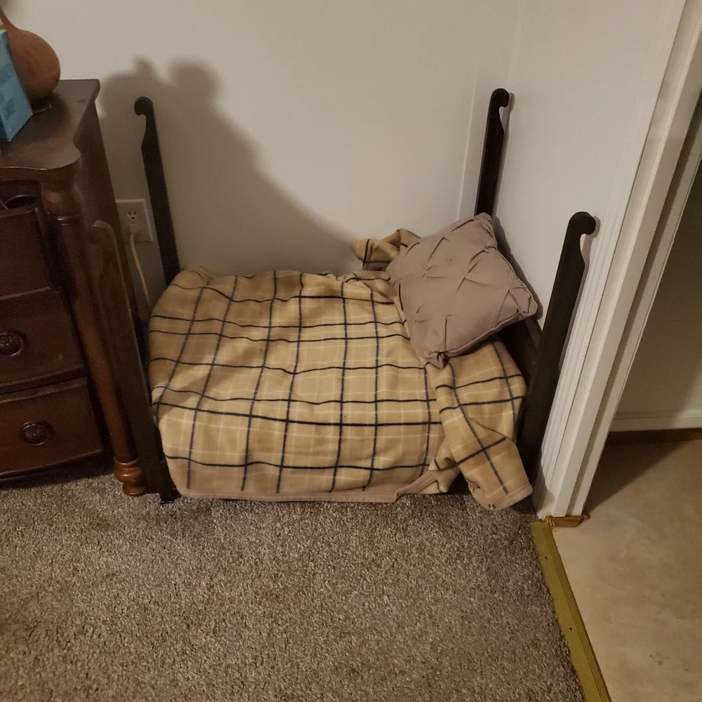 Handmade custom dog beds.